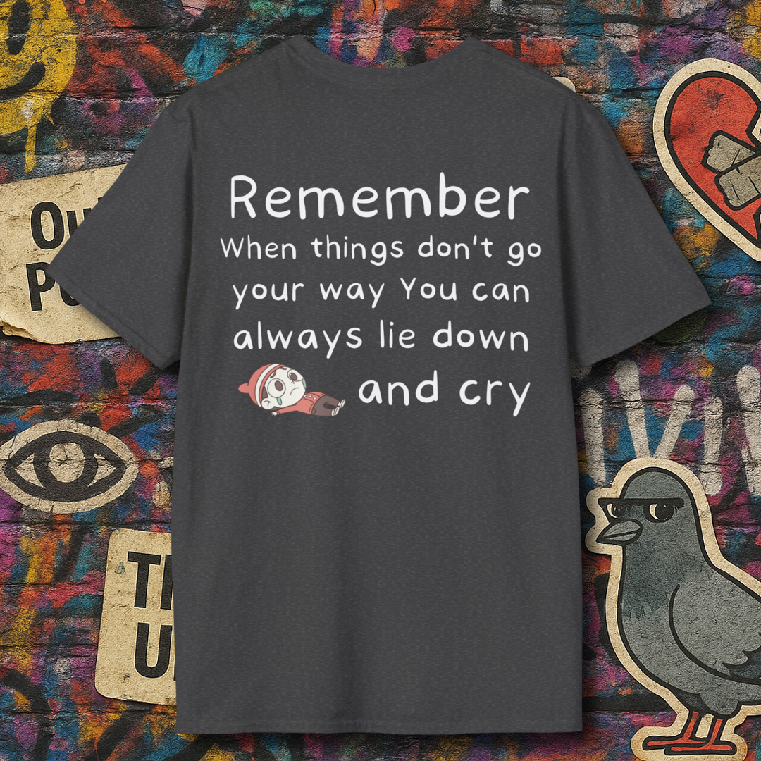 Lie down and cry (Back)