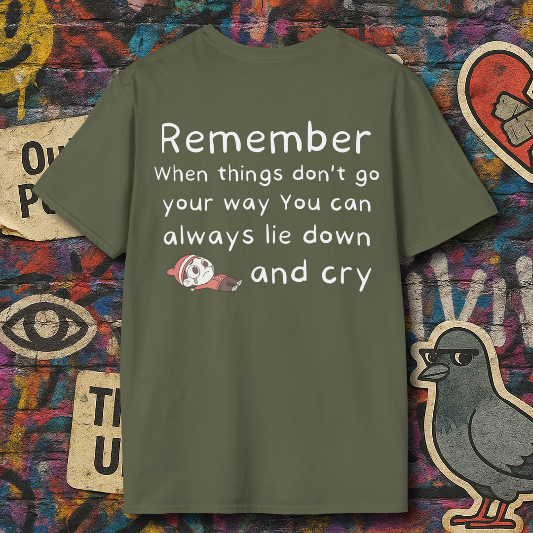 Lie down and cry (Back)
