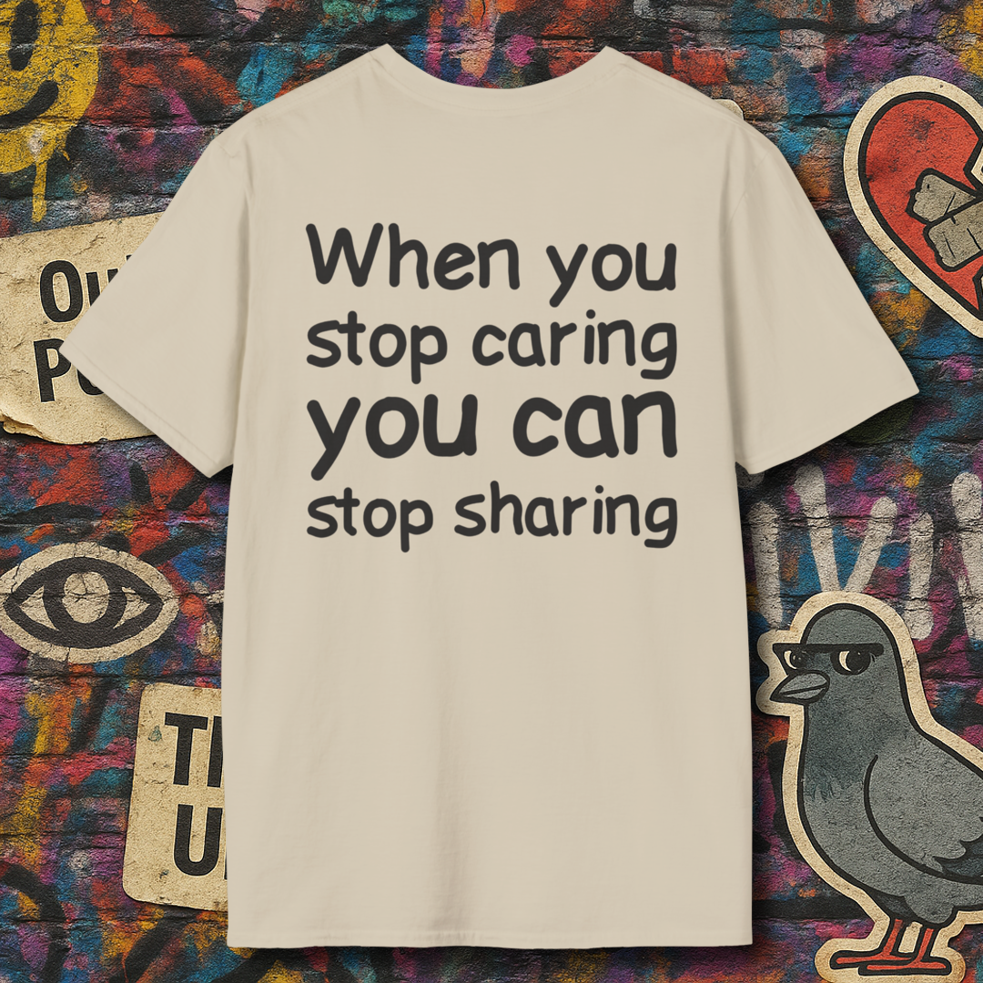 Stop share Stop care (Back)