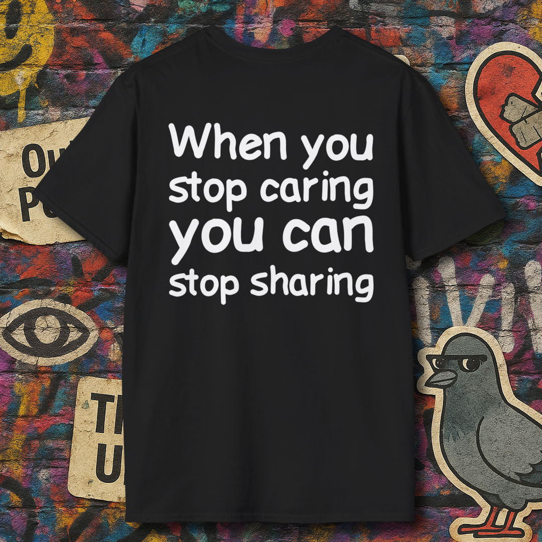 Stop share Stop care (Back)