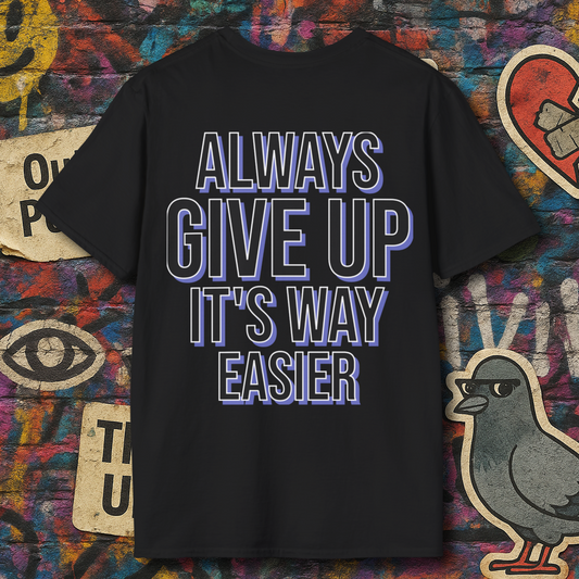 Always give up (Back)