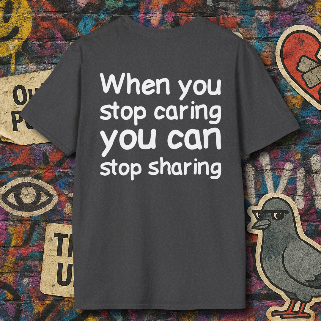 Stop share Stop care (Back)