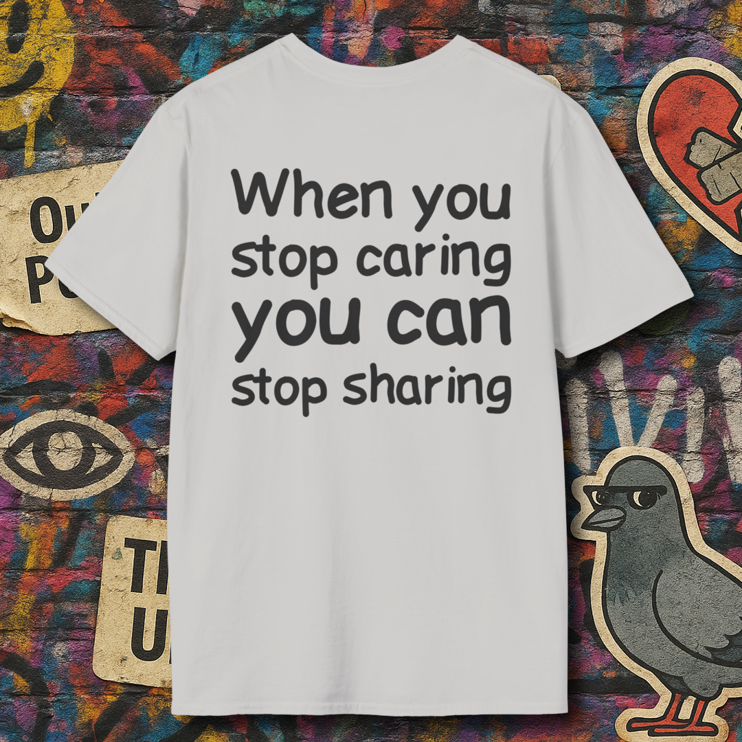Stop share Stop care (Back)