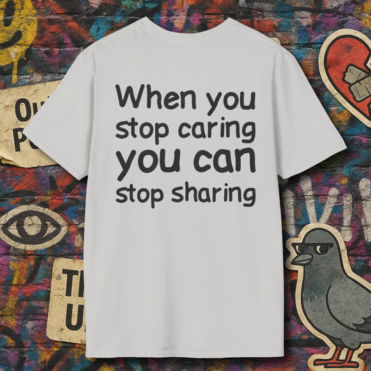 Stop share Stop care (Back)