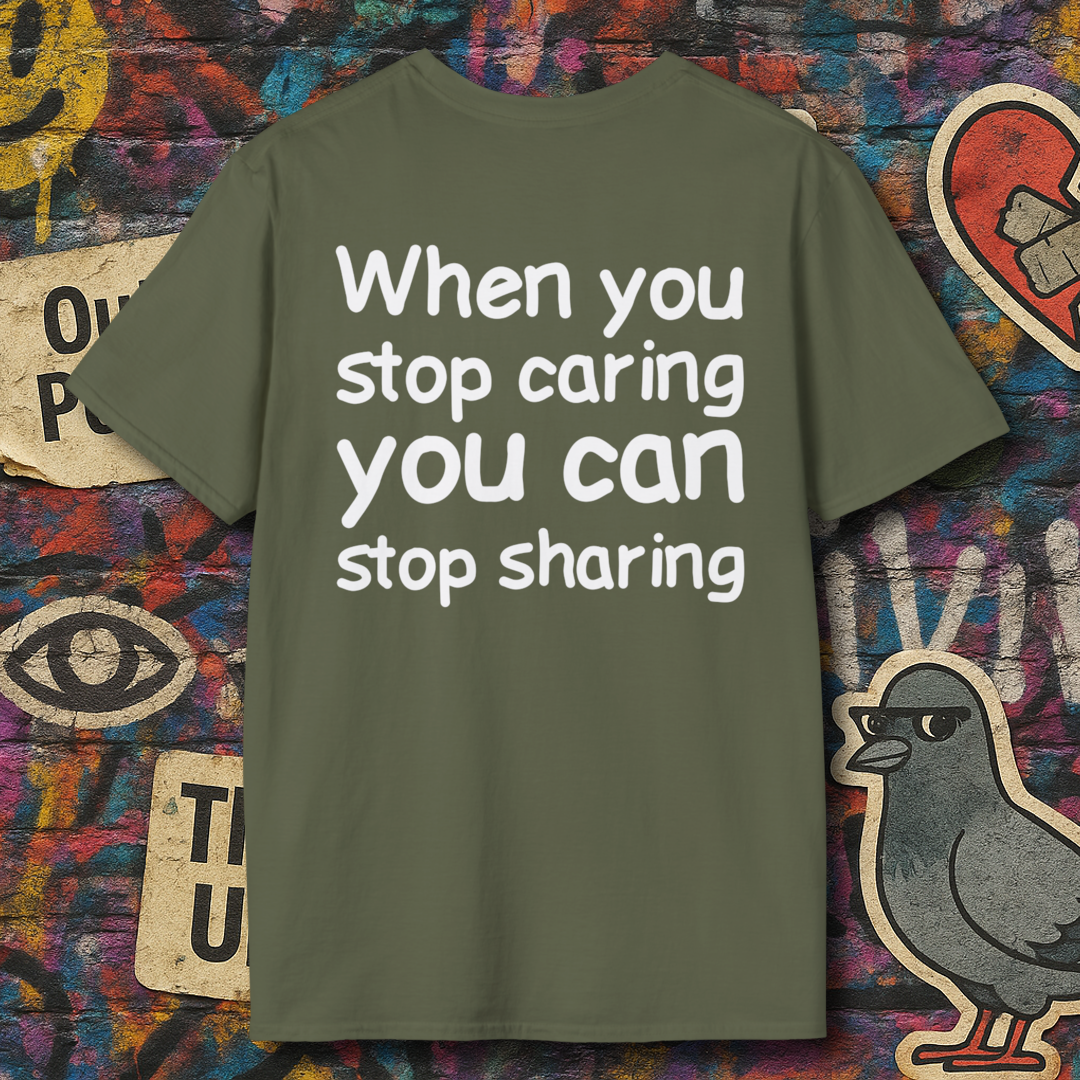 Stop share Stop care (Back)