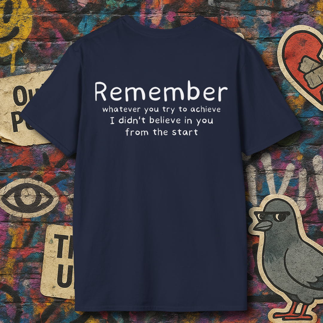 Didn't believe in you (Back)