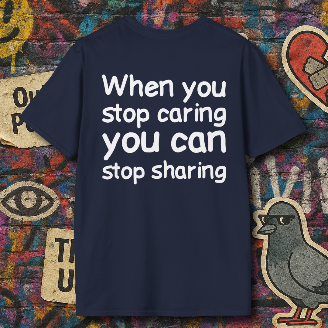 Stop share Stop care (Back)