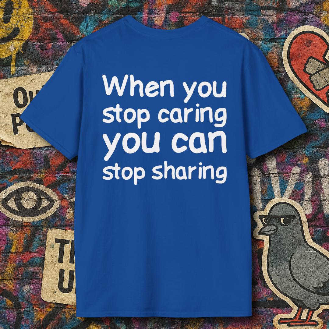 Stop share Stop care (Back)