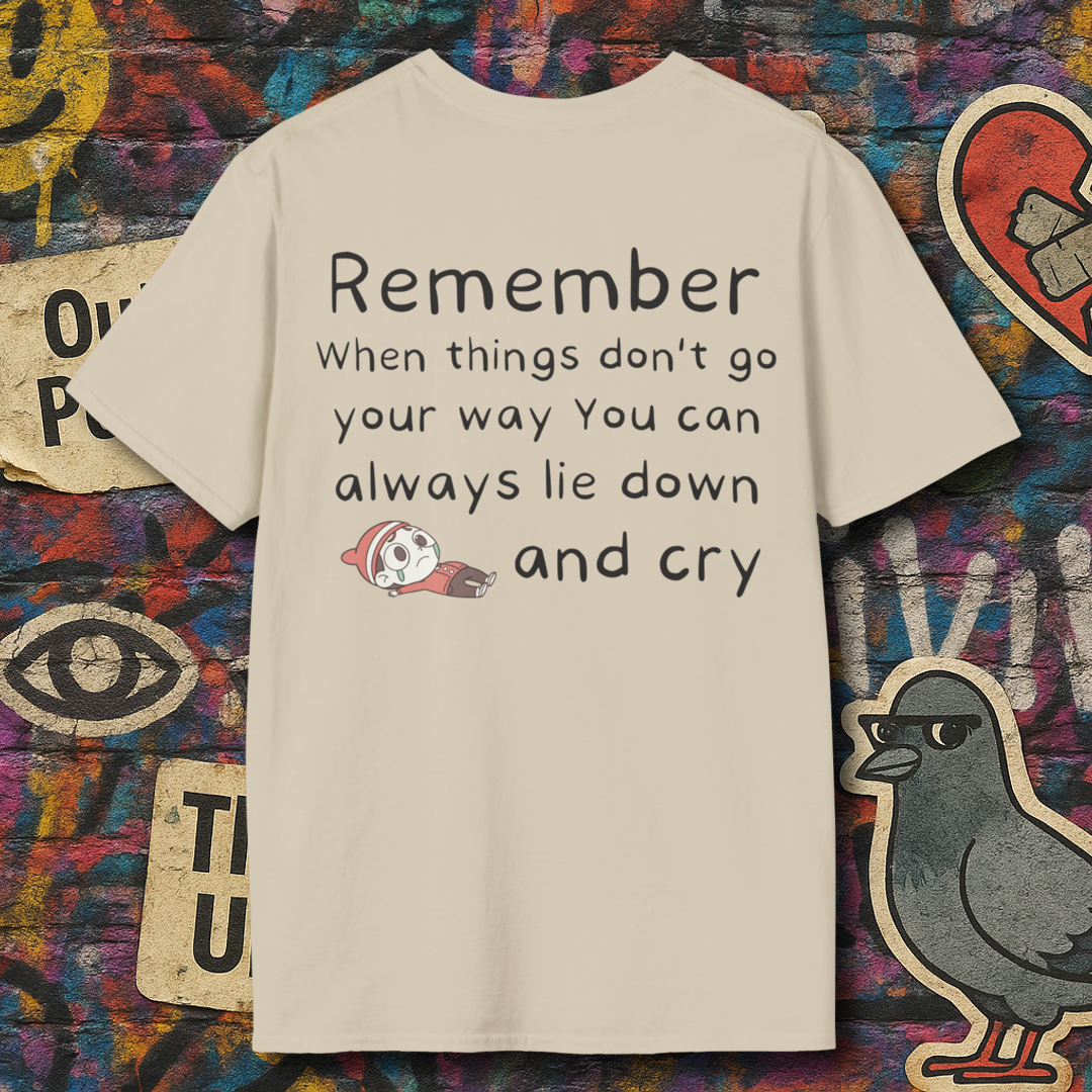 Lie down and cry (Back)