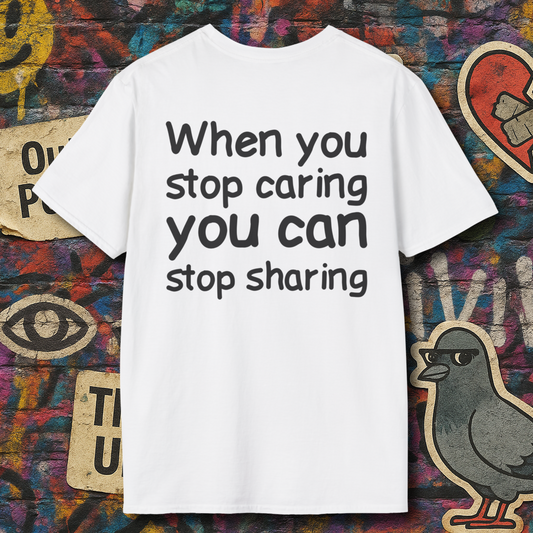 Stop share Stop care (Back)