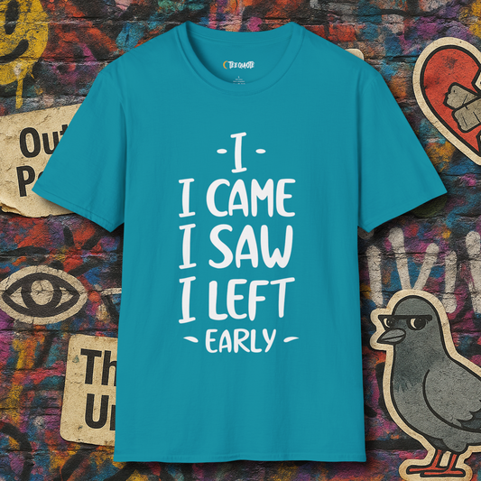 I came I left